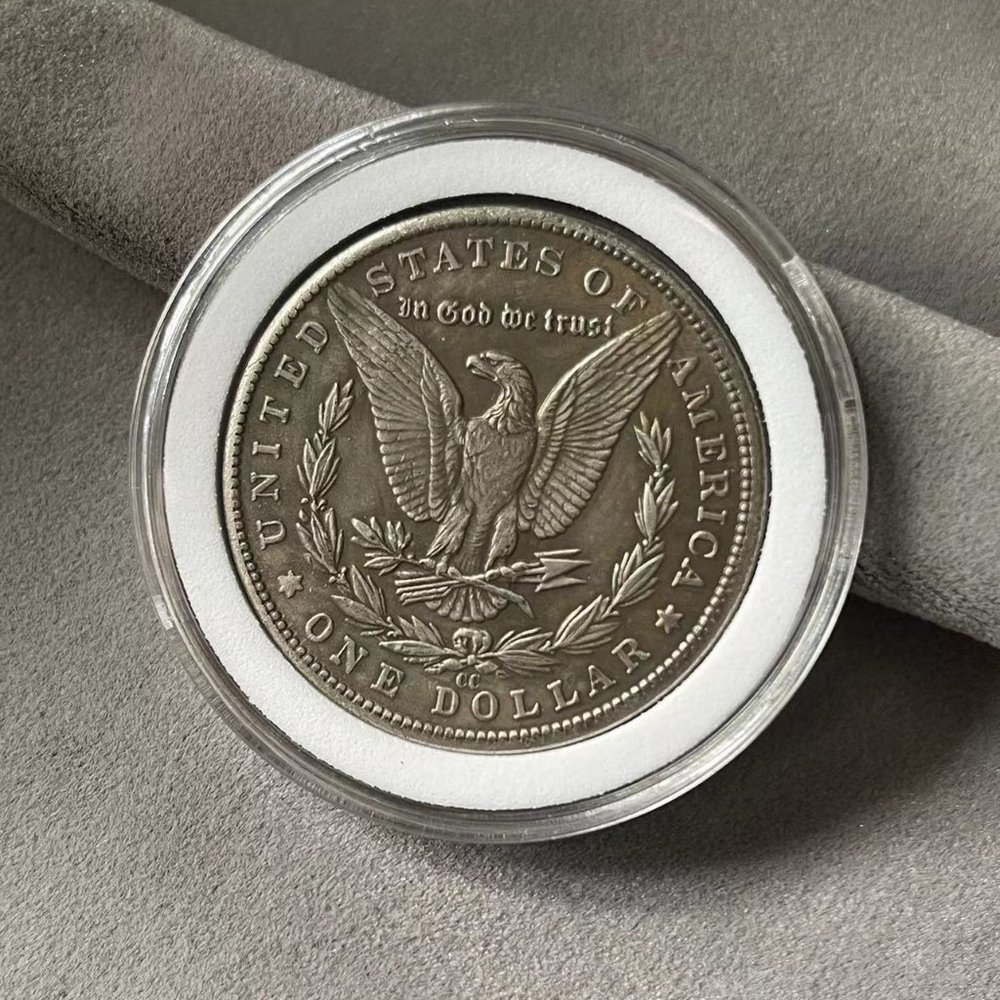 1881CC Morgan silver coin dollar